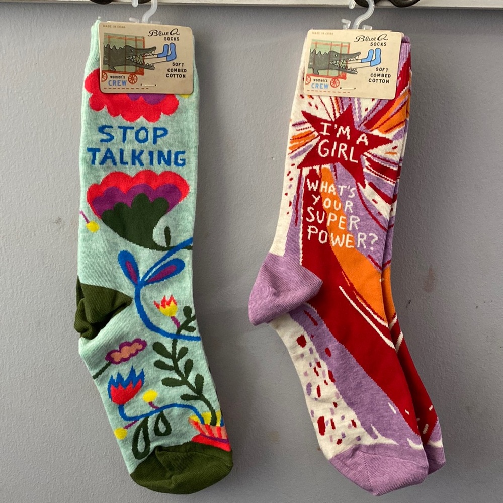 Blue q socks